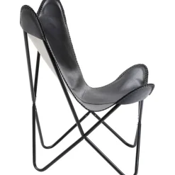Fauteuil California cuir noir