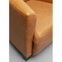 Fauteuil Cigar Lounge cuir  marron clair
