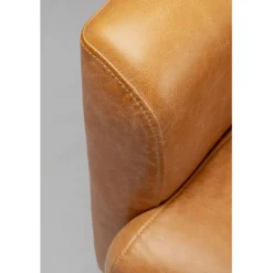 Fauteuil Cigar Lounge cuir  marron clair
