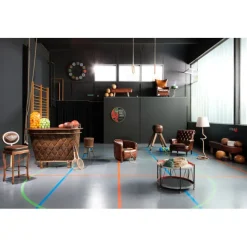 Fauteuil Cigar Lounge marron