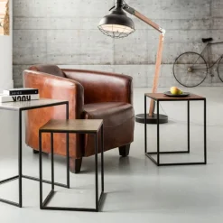 Fauteuil Cigar Lounge marron