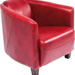 Fauteuil Cigar Lounge rouge