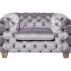 Fauteuil Desire gris argenté