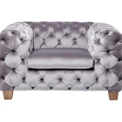 Fauteuil Desire gris argenté