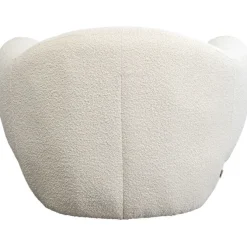 Fauteuil Dreamy bouclé crème