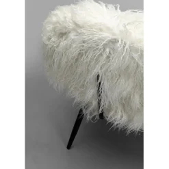 Fauteuil Hairy blanc