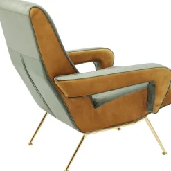 Fauteuil Luna haut dossier vert