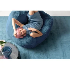 Fauteuil Mika bleu