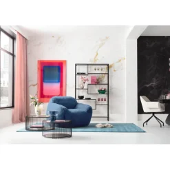 Fauteuil Mika bleu