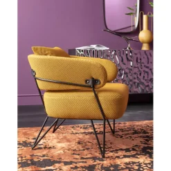 Fauteuil Peppo jaune