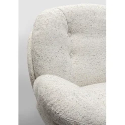 Fauteuil pivotant + repose-pieds Stanford