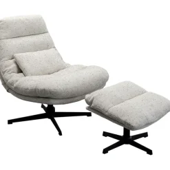 Fauteuil pivotant + repose-pieds Columbia