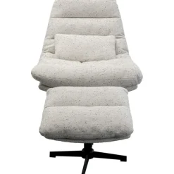 Fauteuil pivotant + repose-pieds Columbia