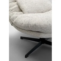 Fauteuil pivotant + repose-pieds Columbia