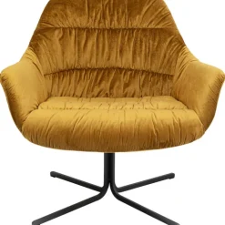 Fauteuil pivotant Bristol jaune