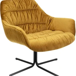 Fauteuil pivotant Bristol jaune