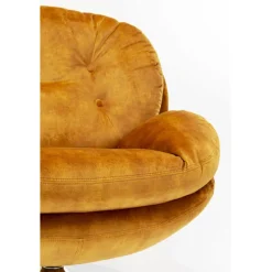 Fauteuil pivotant Cosy ambre