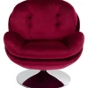 Fauteuil pivotant Cosy berry