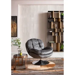 Fauteuil pivotant Cosy gris