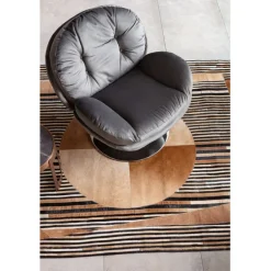 Fauteuil pivotant Cosy gris