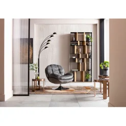 Fauteuil pivotant Cosy gris