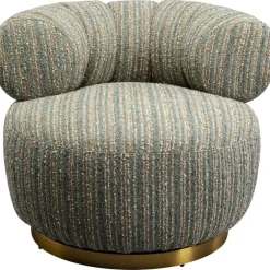 Fauteuil pivotant Couture Stripes bleu