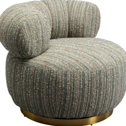 Fauteuil pivotant Couture Stripes bleu