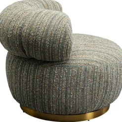 Fauteuil pivotant Couture Stripes bleu