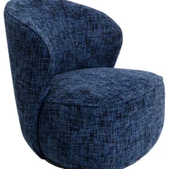 Fauteuil pivotant Ellie bleu