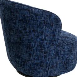 Fauteuil pivotant Ellie bleu