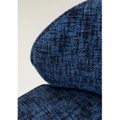 Fauteuil pivotant Ellie bleu