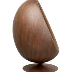 Fauteuil pivotant Eye Ball noyer
