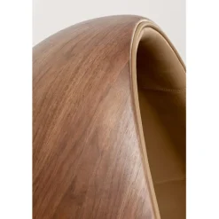 Fauteuil pivotant Eye Ball noyer