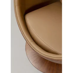 Fauteuil pivotant Eye Ball noyer