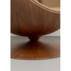 Fauteuil pivotant Eye Ball noyer