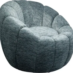 Fauteuil pivotant Fiori bleu
