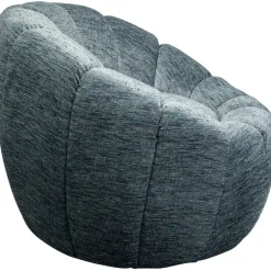 Fauteuil pivotant Fiori bleu