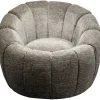 Fauteuil pivotant Fiori gris