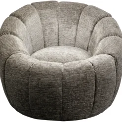 Fauteuil pivotant Fiori gris