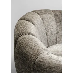 Fauteuil pivotant Fiori gris
