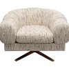 Fauteuil pivotant Janno beige