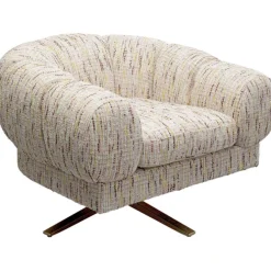 Fauteuil pivotant Janno beige