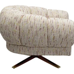 Fauteuil pivotant Janno beige