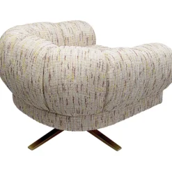 Fauteuil pivotant Janno beige