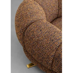 Fauteuil pivotant Janno marron