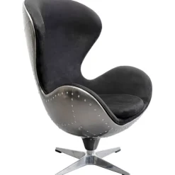 Fauteuil pivotant Lounge noir Grafite