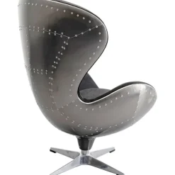Fauteuil pivotant Lounge noir Grafite