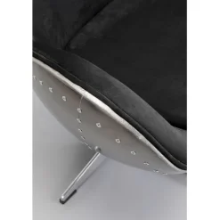 Fauteuil pivotant Lounge noir Grafite