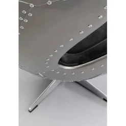Fauteuil pivotant Lounge noir Grafite