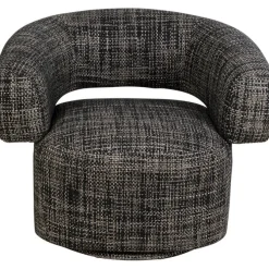 Fauteuil pivotant Maye Bow Gris